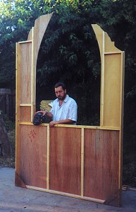 Gary in the 'Puppet Theater'